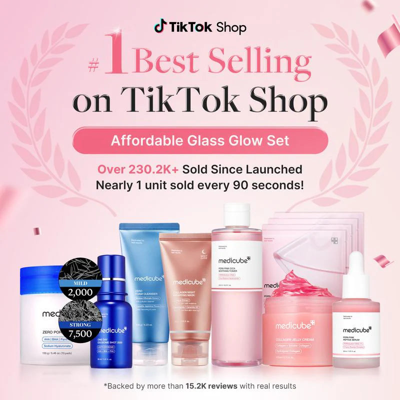 Affordable Glass Glow Skincare Set | Includes 8 products for Gentle Skin Glow Routine